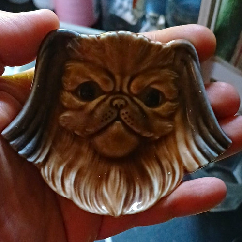 Wade porcelain animal dog head - wade,