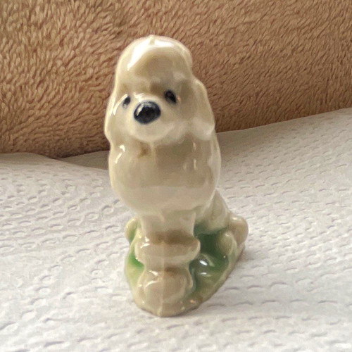 Wade ceramic poodle dog - ceramic,