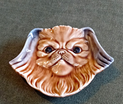 Wade porcelain pekingese dog - wade,