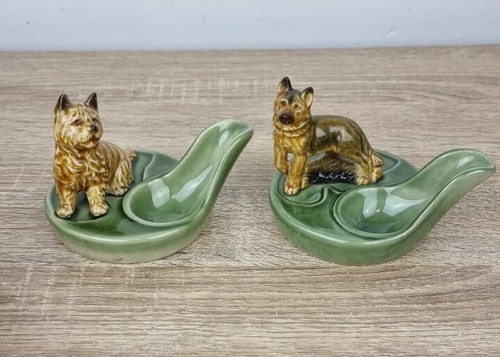 Wade dog ashtray ornaments - wade, set