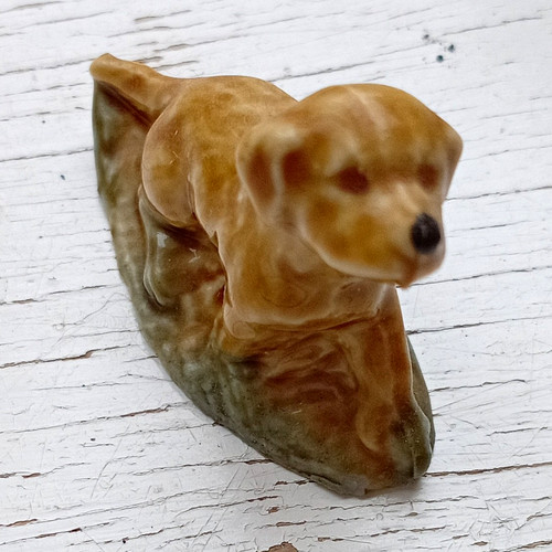 Wade ceramic dog figurine - wade,